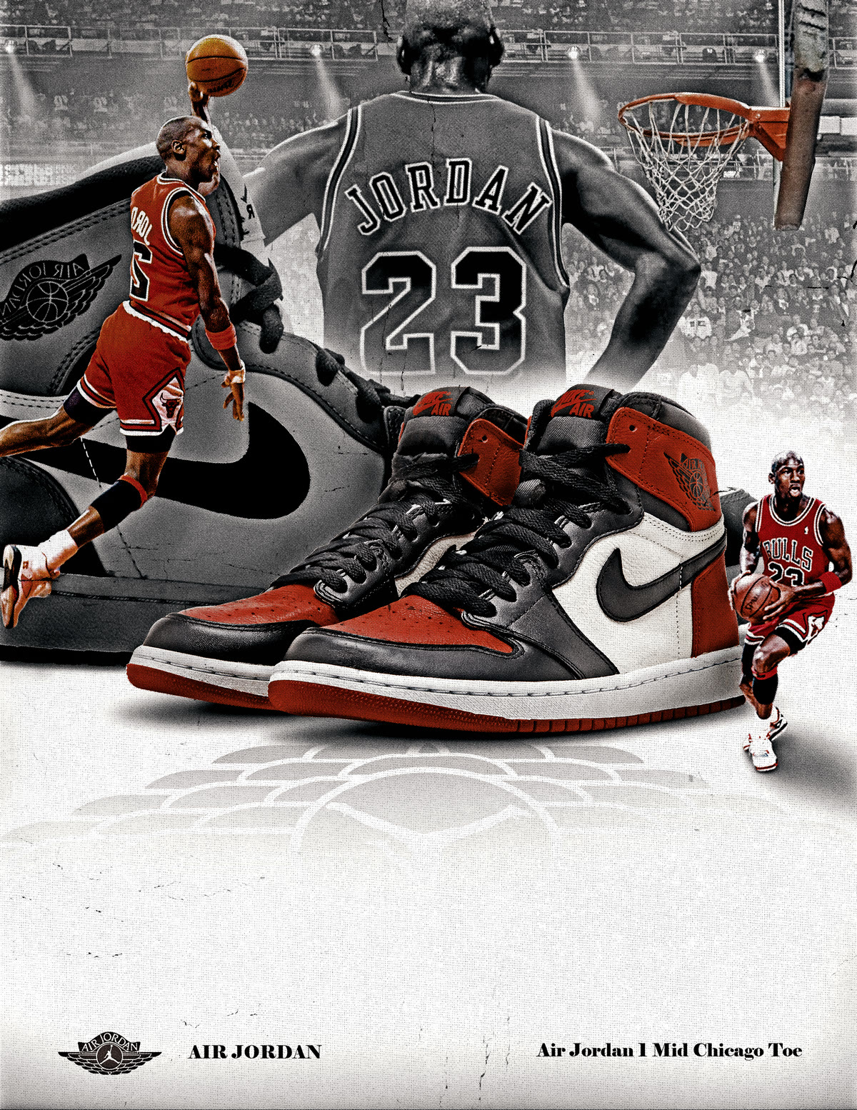 Air Jordan Michael Jordan advertisement poster